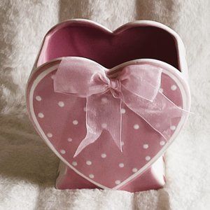 Burton & Burton Heart-Shaped Vase
